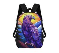 sinyumoney Eagle In The Wild Abstract Sac À Dos Scolaire Imprimé En 3D Pour Enfants, Sac À Dos Garçon/fille, Sac De Voyage Pour Enfants 17inch
