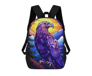 sinyumoney Eagle In The Wild Abstract Sac À Dos Scolaire Imprimé En 3D Pour Enfants, Sac À Dos Garçon/fille, Sac De Voyage Pour Enfants 17inch