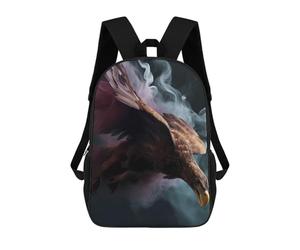 sinyumoney Eagle Water Neon Smoke Art Sacs À Dos Pour Enfants, Cartables Imprimés En 3D, Sacs À Dos Pour Élèves Du Primaire Et Du Collège (garçons Et Filles) 17inch