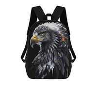 sinyumoney Eagle with Snowy Wings Sac À Dos Scolaire Imprimé En 3D Pour Garçons Et Filles, Sac À Dos Pour Enfants, Sac De Voyage 17inch