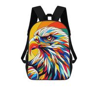 sinyumoney Eagle Wpap Colorful Sacs À Dos Scolaires Pour Enfants, Sac D'école Imprimé En 3D Pour Garçons, Élèves Du Primaire Et Du Collège 17inch