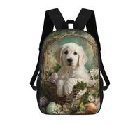 sinyumoney Easter Basket with Cute Puppy-1 Sacs À Dos Pour Enfants, Sac À Dos Scolaire Imprimé En 3D Pour Enfants, Sac À Dos De Voyage, Sac À Livres Pour Enfants 17inch Sac D'école