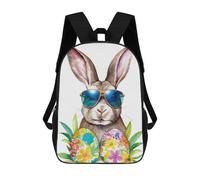 sinyumoney Easter Bunny 10 Mr Cool Sac À Dos Enfant Imprimé En 3D, Sac D'école Pour Garçons, Sac À Dos Cool Et Décontracté, Sac À Dos Amusant Pour Enfants Et Adolescents 17inch