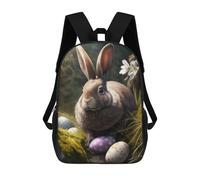 sinyumoney Easter Bunny VI Sacs À Dos Imprimés En 3D Pour Enfants, Sacs D'école Tendance Pour Garçons, Sacs De Voyage, Sacs Scolaires Pour Élèves Du Primaire 17inch