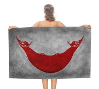 sinyumoney Easter Island Rapa NUI Serviettes De Plage pour Adultes, Séchage Rapide, Absorbantes, Légères, Lavables, Ultra Douces, Qualité Hôtelière, 130 X 80 Cm