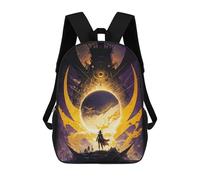 sinyumoney Eclipse of The Unknown Sac À Dos Scolaire Pour Enfants, Sac À Dos De Voyage Décontracté, Grand Sac À Dos Pour Garçons Et Filles 17inch
