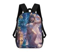 sinyumoney Egyptian Goddess in Moonlight Sacs À Dos Décontractés Pour Enfants, Sacs D'école Pour Adolescents, Filles Et Garçons, Sacs À Dos Pour Livres 17inch