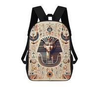 sinyumoney Egyptian Pharaoh Art Print Sacs À Dos Pour Enfants, Sac À Dos Scolaire Imprimé En 3D Pour Enfants, Sac À Dos De Voyage, Sac À Livres Pour Enfants 17inch Sac D'école