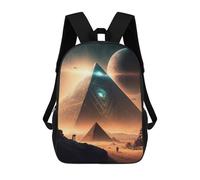 sinyumoney Egyptian Pyramids Sac À Dos Enfant Imprimé En 3D, Sac D'école Pour Garçons, Sac À Dos Cool Et Décontracté, Sac À Dos Amusant Pour Enfants Et Adolescents 17inch