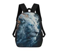 sinyumoney Electric Lion Energy Art Print Sac À Dos Scolaire Pour Enfants, Imprimé En 3D, Pour Garçons, Élèves Du Primaire Et Du Collège 17inch
