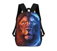 sinyumoney Electric Lion Split Sac À Dos Scolaire Imprimé En 3D, Sac À Dos Tendance Pour Enfants, Sac À Dos Pour Garçons, Élèves Du Collège 17inch