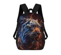 sinyumoney Electric Tiger Portrait -6 Sac À Dos Scolaire Imprimé En 3D, Sac À Dos Tendance Pour Enfants, Sac À Dos Pour Garçons, Élèves Du Collège 17inch