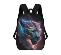 sinyumoney Electric Tiger Portrait Sac À Dos Scolaire Enfant Tendance Et Décontracté, Sac À Dos Imprimé En 3D Pour Garçon, Grand Sac À Dos 17inch