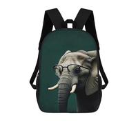 sinyumoney Elephant Animal Funny Sacs À Dos Pour Enfants 17inch Sac À Dos Scolaire, Sac D'école Imprimé En 3D Pour Garçons, Élèves Du Primaire Et Du Collège