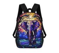 sinyumoney Elephant in The Wild Sacs À Dos Pour Enfants, Sac D'école Imprimé En 3D, Cartable Pour Enfants, Sac De Voyage, Sac À Dos Garçon Fille, Sac D'école Pour Enfants 17inch