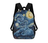 sinyumoney Elephant Under Starry Night Sky Sacs À Dos Pour Enfants, Sac D'école Imprimé En 3D, Cartable Pour Enfants, Sac De Voyage, Sac À Dos Garçon Fille, Sac D'école Pour Enfants 17inch