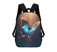 sinyumoney Enchanted Butterfly Flight -1 Sac À Dos Scolaire Pour Enfants Imprimé En 3D, Idéal Pour Les Voyages Et Les Lectures, Pour Les Garçons Et Les Élèves Du Primaire 17inch
