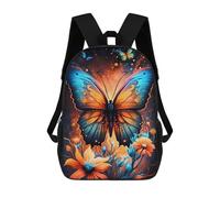 sinyumoney Enchanted Butterfly Garden Sac À Dos En Peluche À Motif Dessin Animé, Sac À Dos 3D Pour Enfants, Idée Cadeau D'anniversaire Pour Garçons Et Filles 17inch