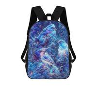 sinyumoney Enchanted Celestial Birds Sac À Dos Scolaire Pour Enfants, Imprimé En 3D, Tendance Et Décontracté, Pour Garçons, Élèves Du Primaire Et Du Collège 17inch