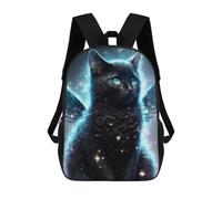 sinyumoney Enchanted Celestial Feline Sac À Dos Pour Garçons Et Adolescents, Sacs À Dos Pour Filles, Sacs À Dos Pour Tout-petits, Sacs À Livres Pour L'école Primaire Et Le Collège 17inch