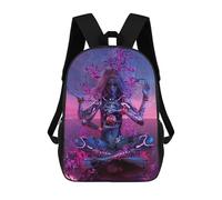 sinyumoney Enchanted Cosmic Meditation Sac À Dos Enfant, Sac D'école, Sac À Dos Imprimé 3D Avec Motif De Dessin Animé, Grande Capacité, Pour Garçons Et Filles 17inch