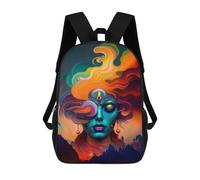 sinyumoney Enchanted Cosmic Portrait -1 Sacs À Dos Pour Enfants, Cartables Imprimés En 3D, Sacs À Dos Pour Élèves Du Primaire Et Du Collège (garçons Et Filles) 17inch