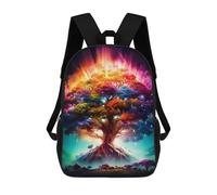 sinyumoney Enchanted Cosmic Tree -2 Sac À Dos Scolaire Imprimé En 3D Pour Enfants, Sac À Dos De Voyage, Sac Tendance Et Décontracté Pour Écoliers 17inch