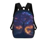 sinyumoney Enchanted Cosmic Tree -5 Sac À Dos Scolaire Imprimé En 3D Pour Enfants, Sac À Dos Garçon/fille, Sac De Voyage Pour Enfants 17inch