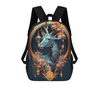 sinyumoney Enchanted Deer Portrait -2 Sac À Dos Imprimé Pour Enfants, Sac D'école, Sac De Voyage Pour Adultes Et Enfants 17inch