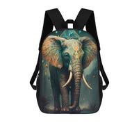 sinyumoney Enchanted Elephant Majesty Sacs À Dos Pour Enfants, Sac D'école Imprimé En 3D, Cartable Pour Enfants, Sac De Voyage, Sac À Dos Garçon Fille, Sac D'école Pour Enfants 17inch