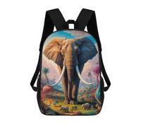 sinyumoney Enchanted Elephant Sacs À Dos Pour Enfants, Sac À Dos Scolaire, Sac À Dos Imprimé En 3D Pour Enfants, Sac À Dos De Voyage, Sac À Livres, Sac D'école Pour Enfants 17inch