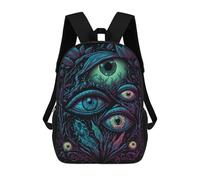 sinyumoney Enchanted Eyes Mystic Artwork Sac À Dos Scolaire Imprimé En 3D, Sac À Dos Tendance Pour Enfants, Sac À Dos Pour Garçons, Élèves Du Collège 17inch