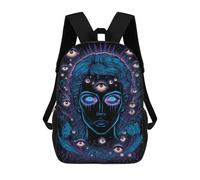 sinyumoney Enchanted Eyes Mystic Portrait Sac À Dos Enfant, Sac À Dos Anime, Grand Sac À Dos Enfant, Sac À Dos Imprimé En 3D Pour Enfants, Cartable, Cartable Pour Garçons Et Filles 17inch
