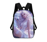 sinyumoney Enchanted Fairy Tale Dress Sac À Dos Scolaire Pour Enfants 17 Pouces, Sac À Dos Décontracté Pour Les Voyages, Grand Sac À Dos De Jour Pour Garçons Et Filles 17inch