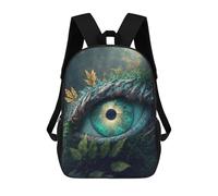 sinyumoney Enchanted Forest Eye Sacs À Dos Scolaires Pour Enfants, Sac D'école Imprimé En 3D Pour Garçons, Élèves Du Primaire Et Du Collège 17inch
