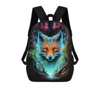 sinyumoney Enchanted Forest Fox -1 Sac À Dos Scolaire Imprimé En 3D Pour Enfants, Sac À Dos De Voyage, Sac Tendance Et Décontracté Pour Écoliers 17inch