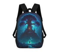 sinyumoney Enchanted Forest Gateway Sac À Dos Scolaire Pour Adolescents, Imprimé En 3D, Ajustable, À Poches Tendance, Pour Enfants, Garçons, Filles, Étudiants Et Adolescents 17inch