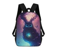 sinyumoney Enchanted Forest Owl -1 Sacs À Dos Scolaires Pour Enfants, Sac D'école Imprimé En 3D Pour Garçons, Élèves Du Primaire Et Du Collège 17inch