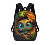 sinyumoney Enchanted Forest Owl Sac À Dos Imprimé 3D Pour Enfants, Sac À Dos Léger Pour Écoliers Et Écoliers, Sac À Goûter Pour La Crèche 17inch