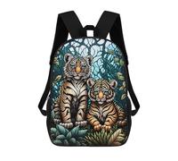 sinyumoney Enchanted Kingdom Tiger Sac À Dos Imprimé 3D Pour Enfants, Sac À Dos Léger Pour Écoliers Et Écoliers, Sac À Goûter Pour La Crèche 17inch