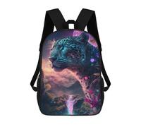 sinyumoney Enchanted Leopard Paradise Sac À Dos Enfant, Sac À Dos Anime, Grand Sac À Dos Enfant, Sac À Dos Imprimé En 3D Pour Enfants, Cartable, Cartable Pour Garçons Et Filles 17inch