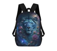 sinyumoney Enchanted Lion Fantasy Artwork -1 17inch Sacs À Dos Scolaires Imprimés En 3D - Sacs À Dos Tendance Pour Garçons Du Primaire Et Du Collège