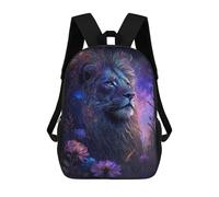 sinyumoney Enchanted Lion Fantasy Artwork -5 Sac À Dos Scolaire Pour Enfants, Imprimé En 3D, Sac À Dos Tendance Pour Garçons, Élèves Du Primaire Et Du Collège 17inch
