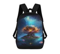sinyumoney Enchanted Lotus Pond-9 Sac À Dos Léger Pour L'école, L'aéroport Et Les Étudiants, Idéal Pour L'école, Le Travail Et Les Voyages 17inch