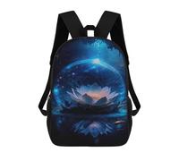 sinyumoney Enchanted Lotus Sphere Sac À Dos Scolaire Pour Enfants, Imprimé En 3D, Sac À Dos Tendance Pour Garçons, Élèves Du Primaire Et Du Collège 17inch