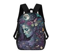 sinyumoney Enchanted Moonlit Garden Sacs À Dos Imprimés En 3D Pour Enfants, Sacs D'école Tendance Pour Garçons, Élèves Du Primaire Et Du Collège 17inch