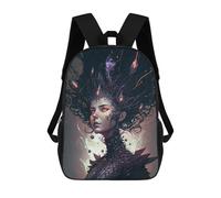 sinyumoney Enchanted Mystic Portrait -1 Sacs À Dos Pour Enfants, Cartables, Sacs À Dos Scolaires Imprimés En 3D, Sacs À Dos De Voyage Tendance Pour Enfants (primaire, Collège) 17inch