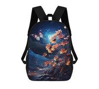 sinyumoney Enchanted Night Garden Sac À Dos Scolaire Pour Enfants, Imprimé En 3D, Tendance Et Décontracté, Pour Garçons, Élèves Du Primaire Et Du Collège 17inch