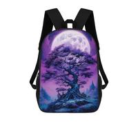 sinyumoney Enchanted Night Tree Landscape Sac À Dos Enfant, Sac À Dos Anime, Grand Sac À Dos Enfant, Sac À Dos Imprimé En 3D Pour Enfants, Cartable, Cartable Pour Garçons Et Filles 17inch