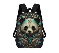 sinyumoney Enchanted Panda Portrait Sac À Dos Pour Garçons Et Adolescents, Sacs À Dos Pour Filles, Sacs À Dos Pour Tout-petits, Sacs À Livres Pour L'école Primaire Et Le Collège 17inch
